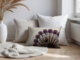 Mota Turkey Reversible Indoor/Outdoor Rectangular Pillow in Purple - Size 25x18