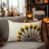 Mota Turkey Reversible Indoor/Outdoor Rectangular Pillow in Yellow - Size 25x18