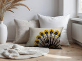 Mota Turkey Reversible Indoor/Outdoor Rectangular Pillow in Yellow - Size 25x18