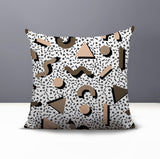 Moxo Abstract Reversible Indoor/Outdoor Square Pillow