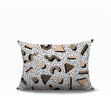 Moxo Abstract Reversible Indoor/Outdoor Lumbar Pillow