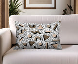 Moxo Abstract Reversible Indoor/Outdoor Lumbar Pillow