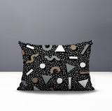 Moxo Abstract Reversible Indoor/Outdoor Lumbar Pillow