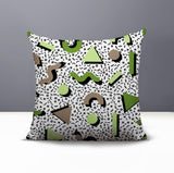 Moxo Abstract Reversible Indoor/Outdoor Square Pillow