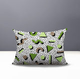 Moxo Abstract Reversible Indoor/Outdoor Lumbar Pillow