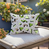 Moxo Abstract Reversible Indoor/Outdoor Lumbar Pillow