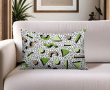 Moxo Abstract Reversible Indoor/Outdoor Lumbar Pillow