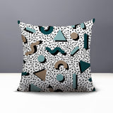 Moxo Abstract Reversible Indoor/Outdoor Square Pillow