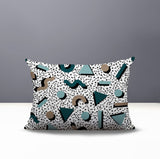 Moxo Abstract Reversible Indoor/Outdoor Lumbar Pillow