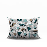 Moxo Abstract Reversible Indoor/Outdoor Lumbar Pillow