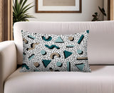 Moxo Abstract Reversible Indoor/Outdoor Lumbar Pillow