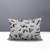 Moxo Abstract Reversible Indoor/Outdoor Lumbar Pillow