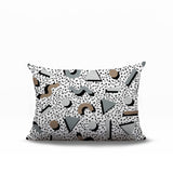 Moxo Abstract Reversible Indoor/Outdoor Lumbar Pillow