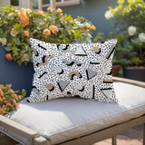 Moxo Abstract Reversible Indoor/Outdoor Lumbar Pillow