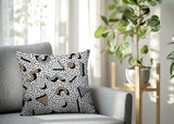 Moxo Abstract Reversible Indoor/Outdoor Square Pillow