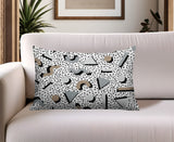 Moxo Abstract Reversible Indoor/Outdoor Lumbar Pillow