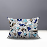Moxo Abstract Reversible Indoor/Outdoor Lumbar Pillow