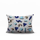 Moxo Abstract Reversible Indoor/Outdoor Lumbar Pillow