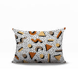 Moxo Abstract Reversible Indoor/Outdoor Lumbar Pillow