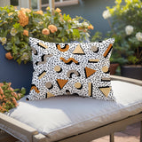 Moxo Abstract Reversible Indoor/Outdoor Lumbar Pillow