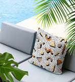 Moxo Abstract Reversible Indoor/Outdoor Square Pillow