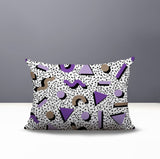 Moxo Abstract Reversible Indoor/Outdoor Lumbar Pillow