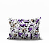 Moxo Abstract Reversible Indoor/Outdoor Lumbar Pillow