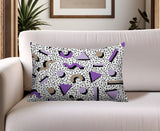 Moxo Abstract Reversible Indoor/Outdoor Lumbar Pillow