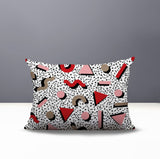 Moxo Abstract Reversible Indoor/Outdoor Lumbar Pillow