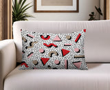 Moxo Abstract Reversible Indoor/Outdoor Lumbar Pillow