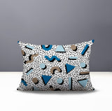 Moxo Abstract Reversible Indoor/Outdoor Lumbar Pillow