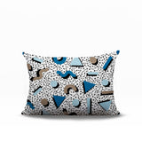 Moxo Abstract Reversible Indoor/Outdoor Lumbar Pillow