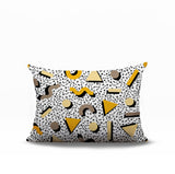 Moxo Abstract Reversible Indoor/Outdoor Lumbar Pillow
