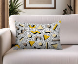 Moxo Abstract Reversible Indoor/Outdoor Lumbar Pillow