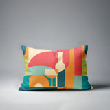 Fairbanks Wine Bottle Lumbar Indoor/Outdoor Throw Pillow