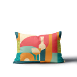 Fairbanks Wine Bottle Lumbar Indoor/Outdoor Throw Pillow