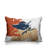 Muya Abstract Outdoor Reversible Throw Rectangular Pillow