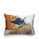 Muya Abstract Outdoor Reversible Throw Rectangular Pillow