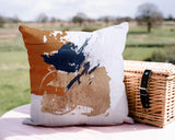 Muya Abstract Outdoor Reversible Throw Square Pillow