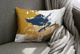 Muya Abstract Outdoor Reversible Throw Rectangular Pillow