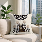 Nara Tiger Reversible Indoor/Outdoor Square Pillow