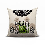 Nara Tiger Reversible Indoor/Outdoor Square Pillow