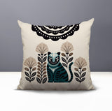 Nara Tiger Reversible Indoor/Outdoor Square Pillow