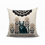 Nara Tiger Reversible Indoor/Outdoor Square Pillow