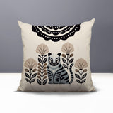 Nara Tiger Reversible Indoor/Outdoor Square Pillow