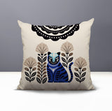 Nara Tiger Reversible Indoor/Outdoor Square Pillow