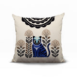Nara Tiger Reversible Indoor/Outdoor Square Pillow