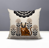 Nara Tiger Reversible Indoor/Outdoor Square Pillow