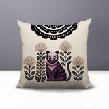 Nara Tiger Reversible Indoor/Outdoor Square Pillow