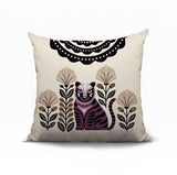 Nara Tiger Reversible Indoor/Outdoor Square Pillow